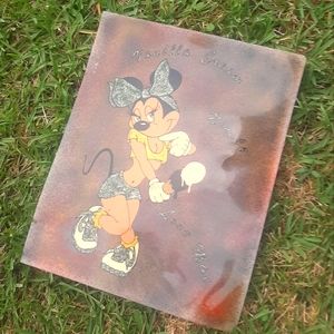 Retro Sexy Minnie Mouse Graffiti Ice Cream Wall Art Decor